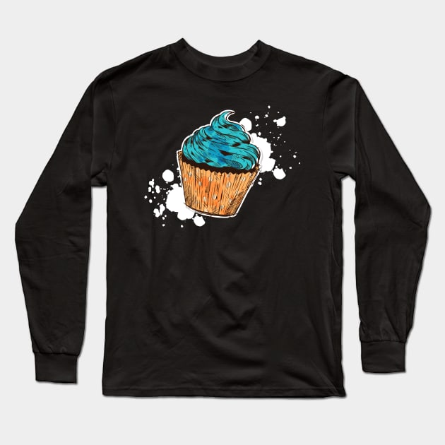 Cupcake Long Sleeve T-Shirt by LR_Collections